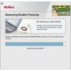 Скриншот к программе McAfee Consumer Product Removal Tool 9.1.142.0