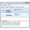 Скриншот к программе Free Alarm Clock 4.0.1
