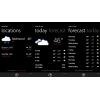 Скриншот к программе Microsoft Weather (Windows Phone) 2.1.0.0