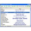 Скриншот к программе Advanced Font Viewer 2.5