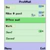 Скриншот к программе ProfiMail for Windows Mobile 3.27